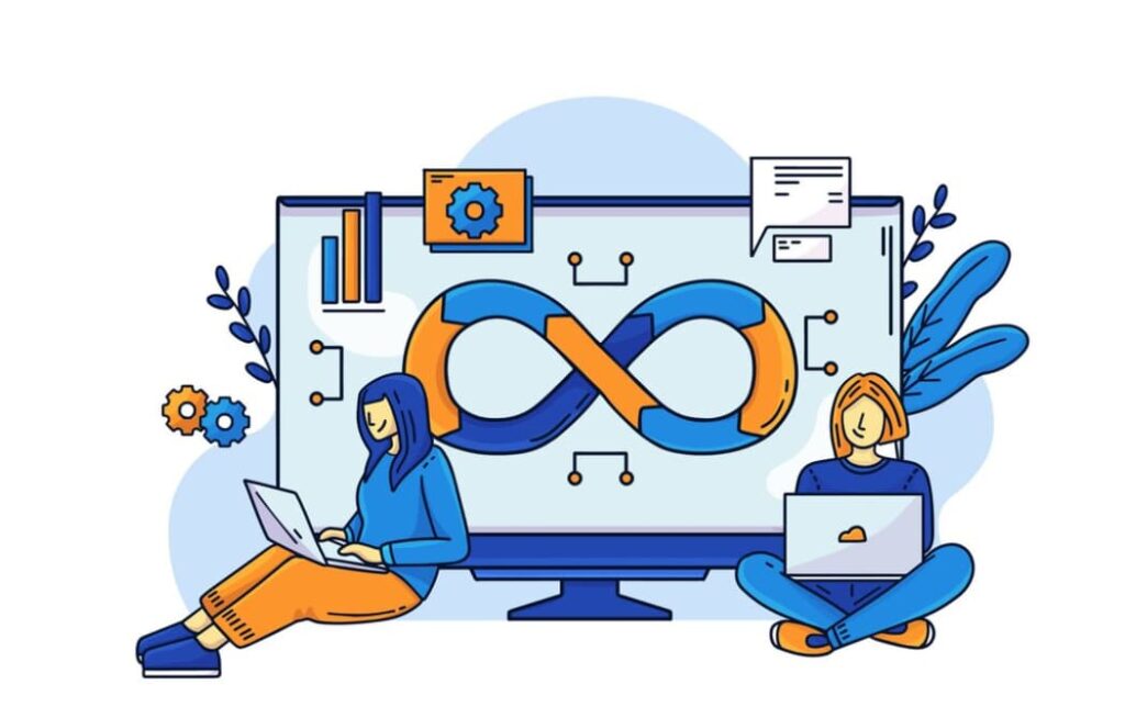 two women with laptops on their feet sitting near the computer screen